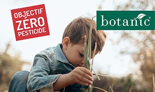 échange de pesticides contre des pommes bio offertes chez Botanic