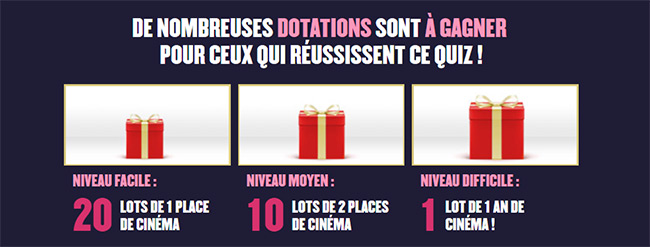 Tentez de gagner jusqu'à un an de cinéma avec la FNCF