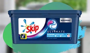 Optimisation Carrefour Market sur la lessive Skip Ultimate : remise + bon