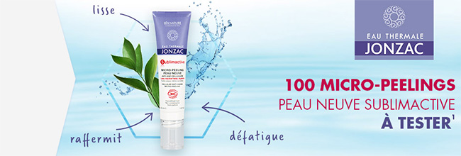 testez gratuitement Micro-Peeling Eau Thermale Jonzac