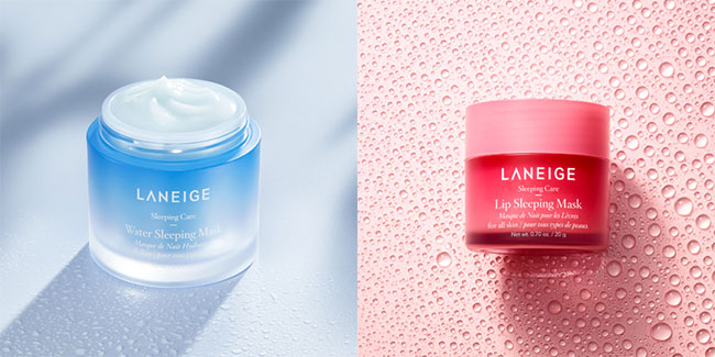 Laneige gamme Sleeping Beauty à tester gratuitement avec Sampleo