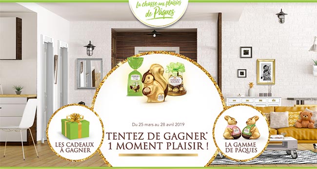 Tentez de gagner un moment de plaisir avec le jeu Ferrero Rocher de Pâques