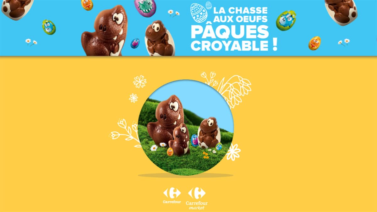 Carrefour : Chasse aux œufs gratuite pour Pâques