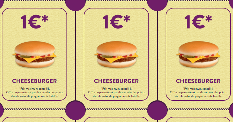 Bon Plan Mcdo 21 Cheeseburger A 1