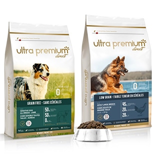 Échantillons de croquettes pour chiens Ultra Premium Direct