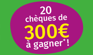 Jeu La Belle Adresse : chèques à gagner