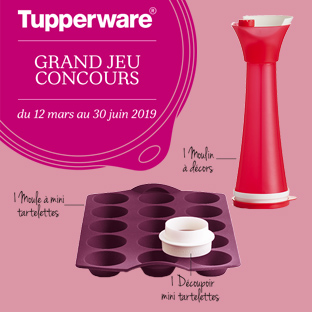 Jeu Tupperware : Set Pâtissier à gagner