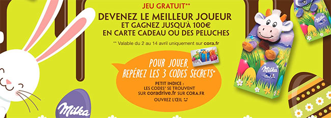 Découvrez le grand jeu de Pâques sur internet de Cora