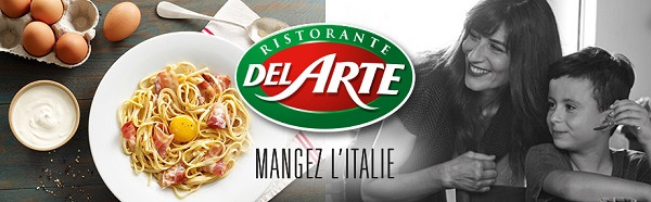 testez gratuitement le menu Bambino et l'apéritif Del Arte 