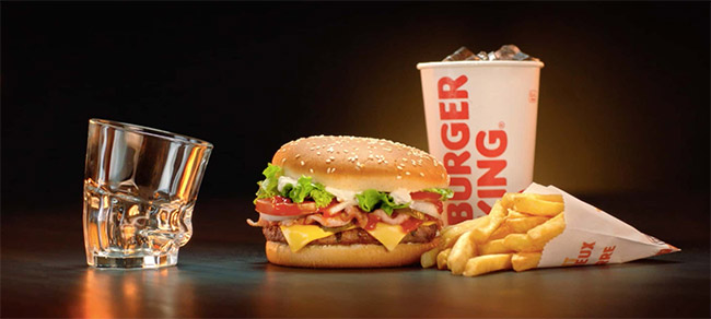 obtenez un verre grillé Burger King offert pour un menu Whooper acheté 