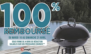 Offre Géant Casino : barbecue 100% remboursé