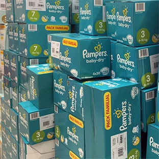 Pampers : 6 méga packs de couches pour 19,78€ au lieu de 132€