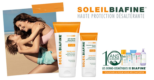 Tentez de tester le Lait Solaire et l'Emulsion Solaire Visage Haute Protection