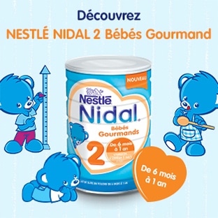 Test Nestlé gratuit : Nidal 2 Bébés Gourmands