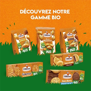 Test St Michel : 250 lots de 6 paquets de biscuits Bio gratuits