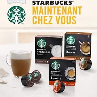 Test gratuit de capsules Dolce Gusto Starbucks