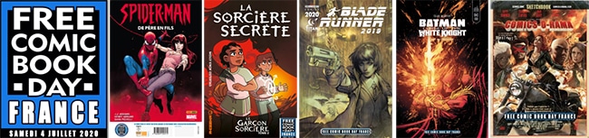 Des BD (Comics) gratuits aux Free Comic Book Day 2020