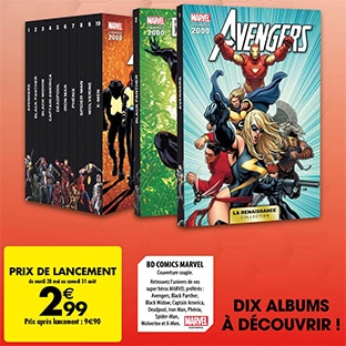 Carrefour : BD Comics Marvel pas chers