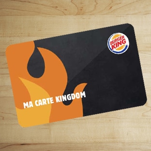 Carte de fidélité Burger King Kingdom