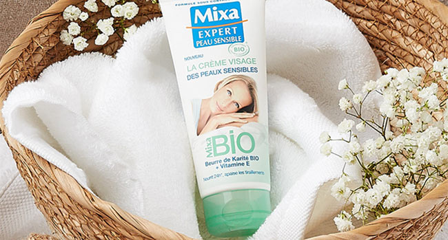 Testez gratuitement la Crème Visage des peaux sensibles Mixa