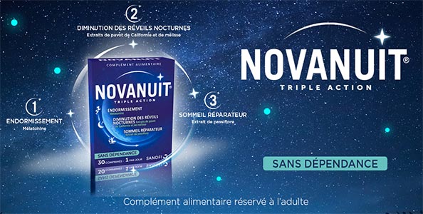 Testez gratuitement les compléments alimentaires Novanuit