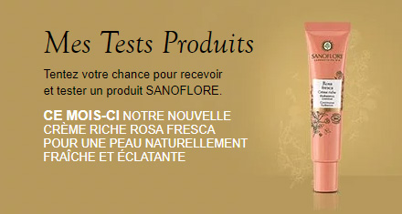 testez gratuitement la crème riche Rosa Fresca de Sanoflore