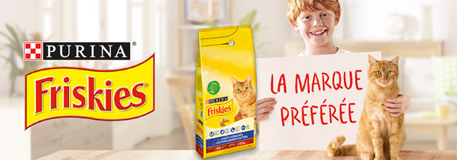 Testez gratuitement les croquettes Friskies pour chats stérilisés