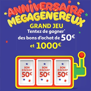Jeu Méga Anniversaire Auchan