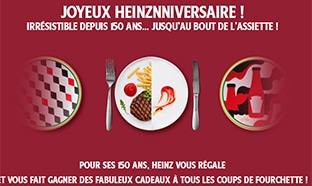 Jeu Anniversaire Heinz : assiettes et activités à gagner