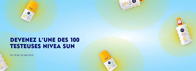 tester gratuitement les soins Sun Sensitive Nivea