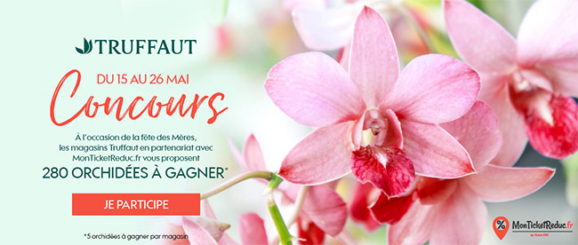 Tentez de remporter une orchidée offerte 