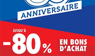 Carrefour Anniversaire : jusqu'à -80% de réduction e bons d'achat