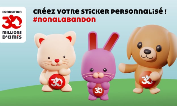 30 Millions d’Amis : Stickers « Animal à bord » personnalisés gratuits