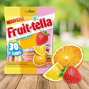 Test gratuit des bonbons Fruittella avec Sampleo