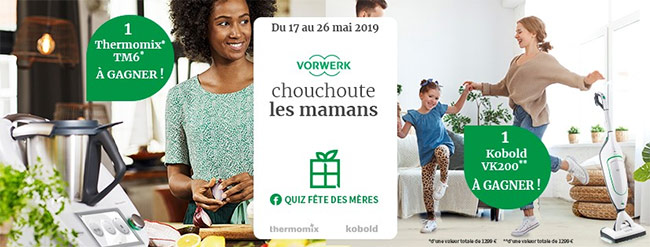 gagnez un robot Thermomix ou un aspirateur Kobold by Vorwerk