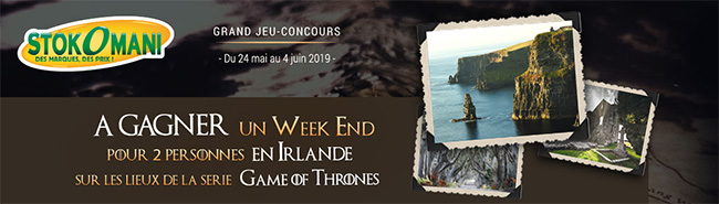 Tentez de gagner un week-end en Irlande avec Stokomani