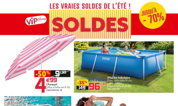 Catalogue Soldes GIFI : Jusqu’à 70% de réduction (piscines …)