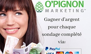 O’Pignon Marketing : Tests de produits et sondages rémunérés