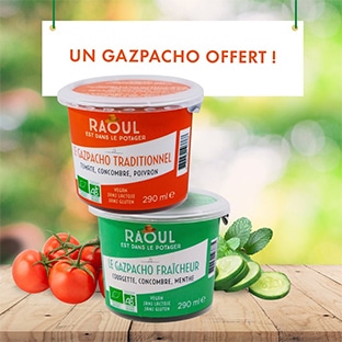 Bon plan Bio c' Bon : Gazpacho Raoul gratuit