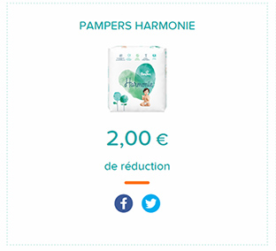 bon de réduction Pampers Harmonie