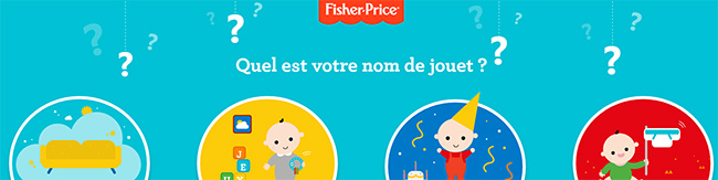 Tentez ed remporter un coupon d'achat Fisher Price