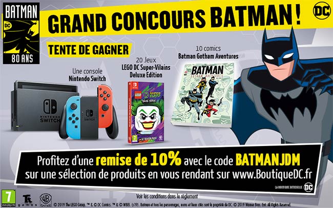 Tentez de remporter une switch et un jeu Lego DC Super-Vilains avec Mickey