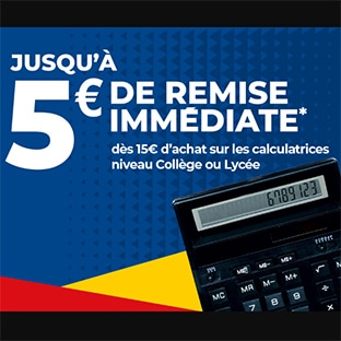 Bon plan Carrefour Market : 5€ de remise pour la reprise de votre calculatrice