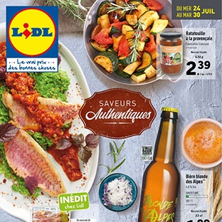Catalogue Lidl Saveurs Authentiques Du 24 Au 30 Juillet 2019