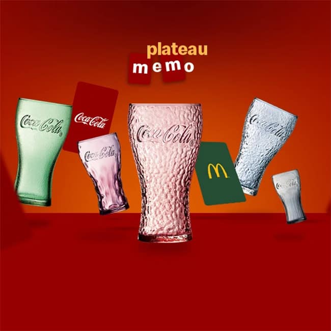 33 coffrets de 6 verres collectors CocaCola McDo à gagner