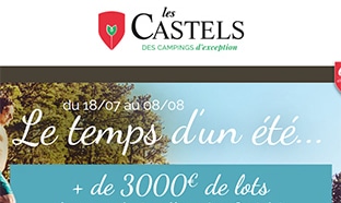 Jeu Les Castels : 5 séjours à gagner