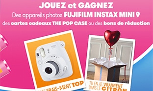 Jeu Mentox : Instax et cartes cadeaux à gagner