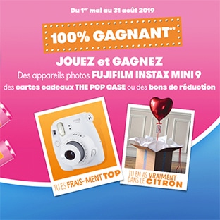 Jeu Mentox : Instax et cartes cadeaux à gagner