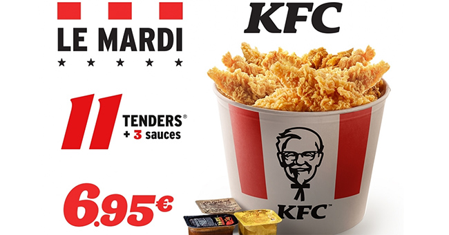 Bon Plan Kfc Mardi 11 Tenders 3 Sauces A 6 95 Bon Plan Kfc Mardi 11 Tenders 3 Sauces A 6 95