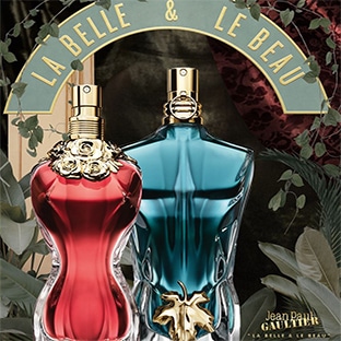 Échantillons gratuits des parfums La Belle et Le Beau de Jean Paul Gaultier